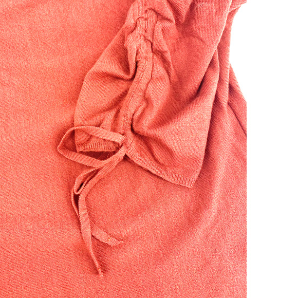 MAX STUDIO Heather Rust Ruche Sleeve Sz 1X - Picture 4 of 9